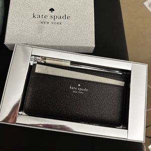 Glitter black Kate Spade Wallet